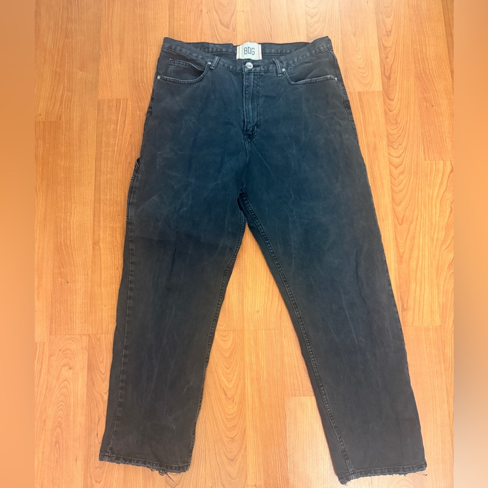 BDG Black Washed Jeans – Vintage Fade Size 36